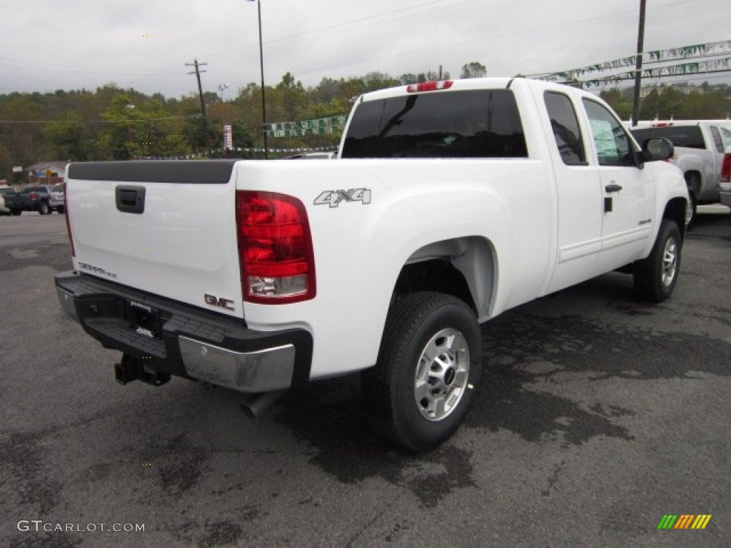 2011 Sierra 2500HD SLE Extended Cab 4x4 - Summit White / Ebony photo #7