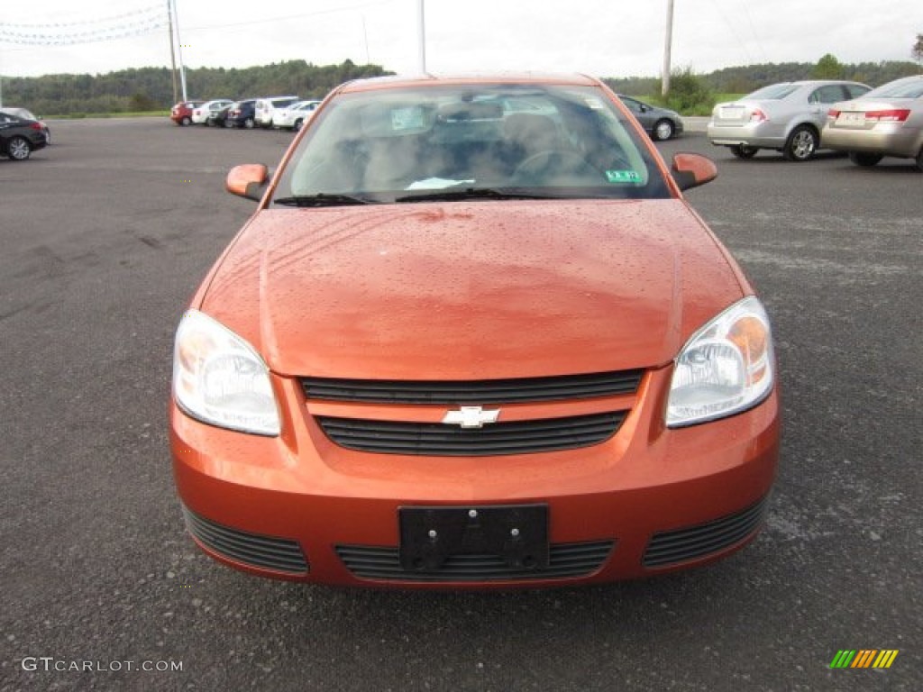 2007 Cobalt LT Coupe - Sunburst Orange Metallic / Gray photo #2