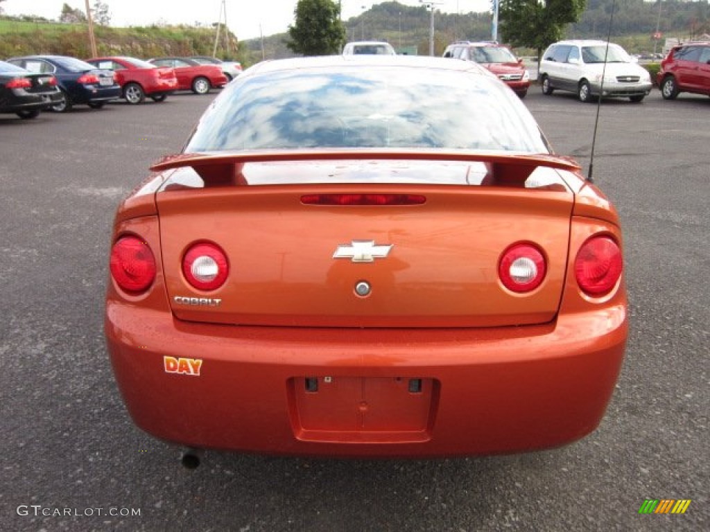 2007 Cobalt LT Coupe - Sunburst Orange Metallic / Gray photo #6