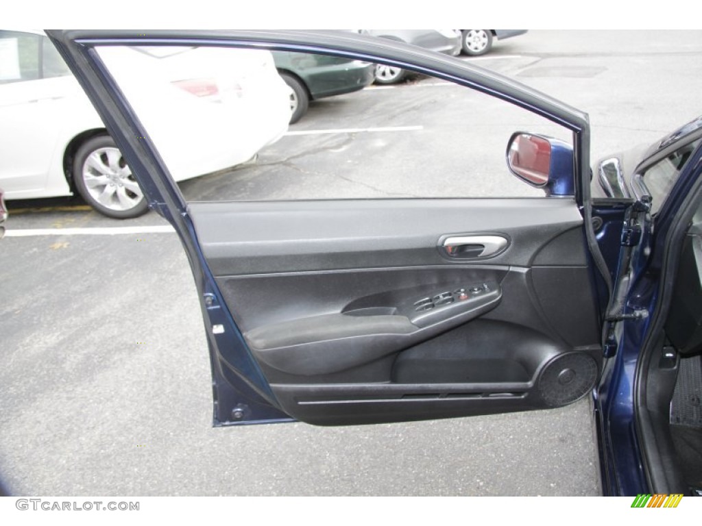 2009 Civic LX-S Sedan - Royal Blue Pearl / Black photo #14