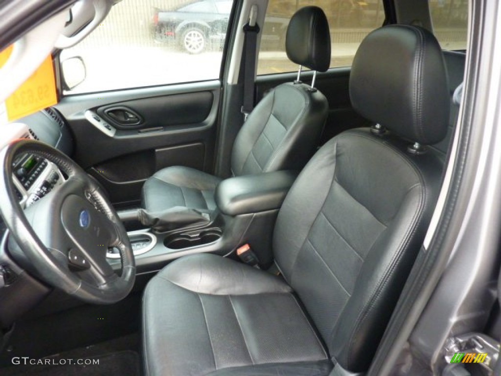 Ebony Black Interior 2005 Ford Escape Limited 4WD Photo #54937735