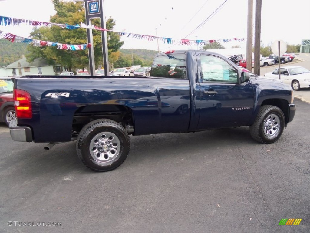 2011 Silverado 1500 Regular Cab 4x4 - Imperial Blue Metallic / Dark Titanium photo #5