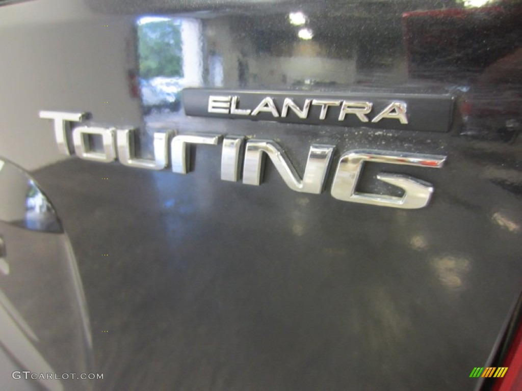 2010 Elantra Touring SE - Black Noir Pearl / Black photo #16