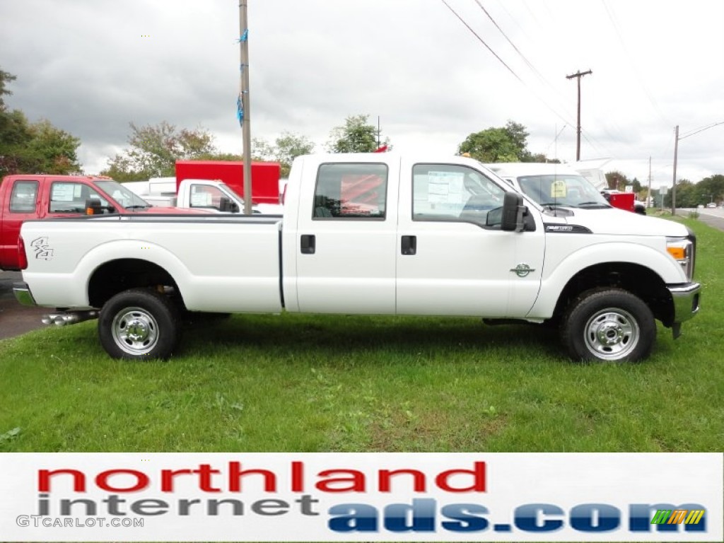 2012 F350 Super Duty XL Crew Cab 4x4 - Oxford White / Steel photo #1