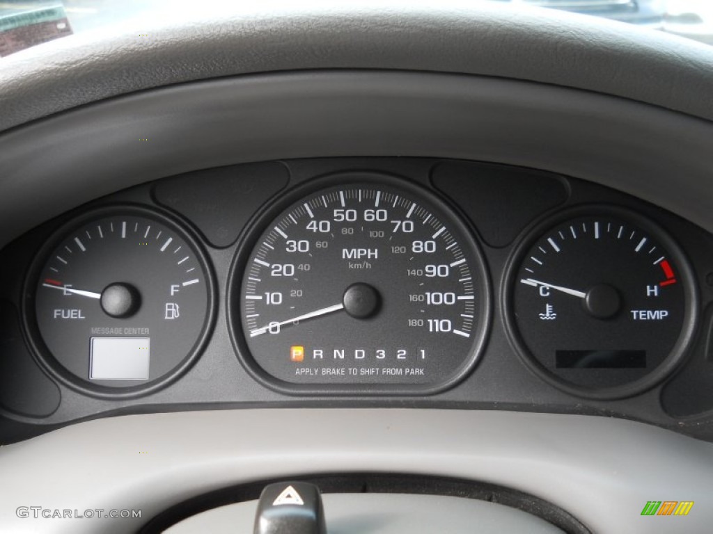 2004 Oldsmobile Silhouette GLS Gauges Photo #54942319