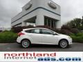 2012 White Platinum Tricoat Metallic Ford Focus SEL 5-Door  photo #1