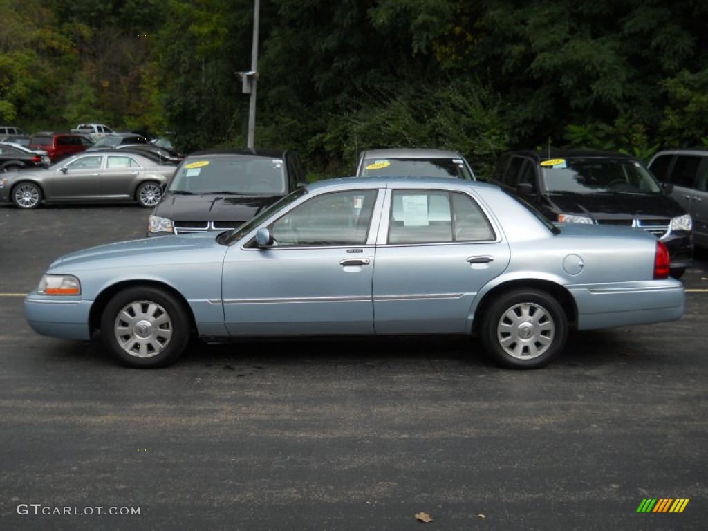 2004 Grand Marquis LS - Light Ice Blue Metallic / Light Flint photo #12