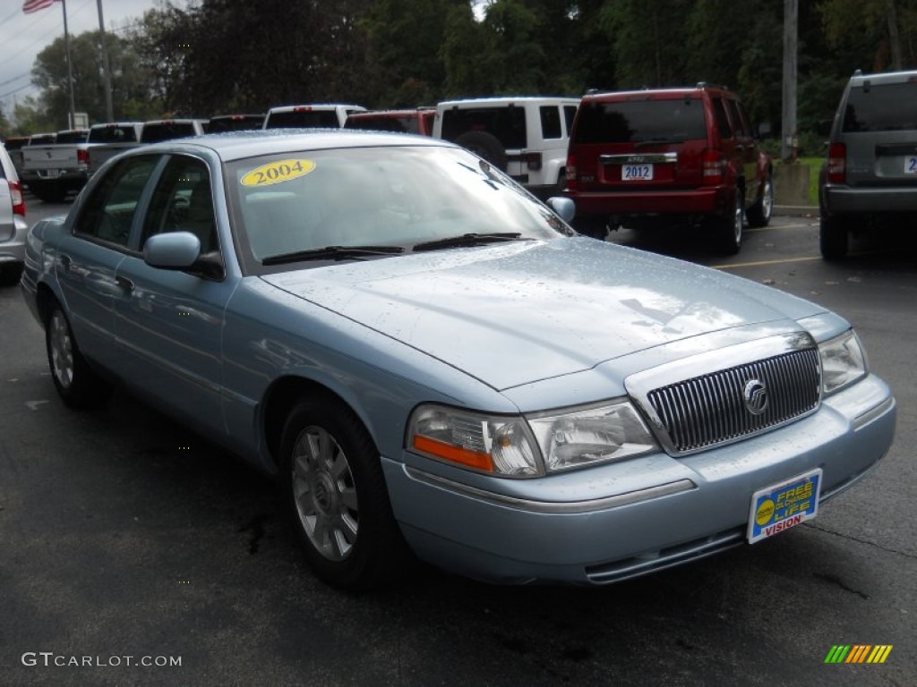 2004 Grand Marquis LS - Light Ice Blue Metallic / Light Flint photo #15