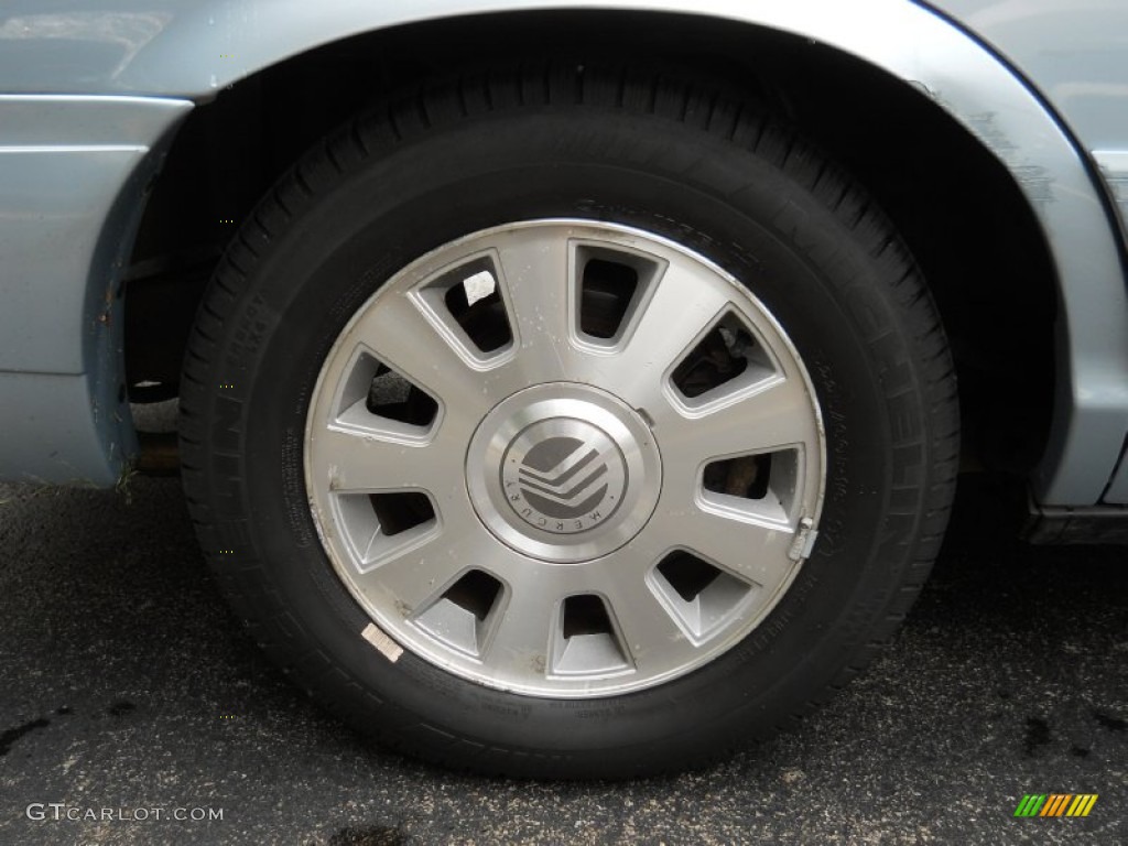 2004 Grand Marquis LS - Light Ice Blue Metallic / Light Flint photo #17