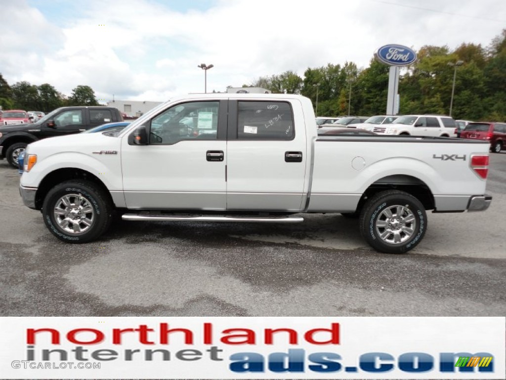 2011 F150 XLT SuperCrew 4x4 - Oxford White / Steel Gray photo #5