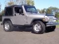 2000 Silverstone Metallic Jeep Wrangler Sport 4x4  photo #10