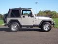 2000 Silverstone Metallic Jeep Wrangler Sport 4x4  photo #12