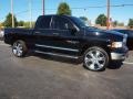 2005 Black Dodge Ram 1500 SLT Quad Cab 4x4  photo #2