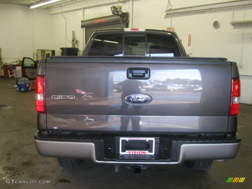 2006 F150 XLT SuperCrew 4x4 - Dark Stone Metallic / Black photo #19