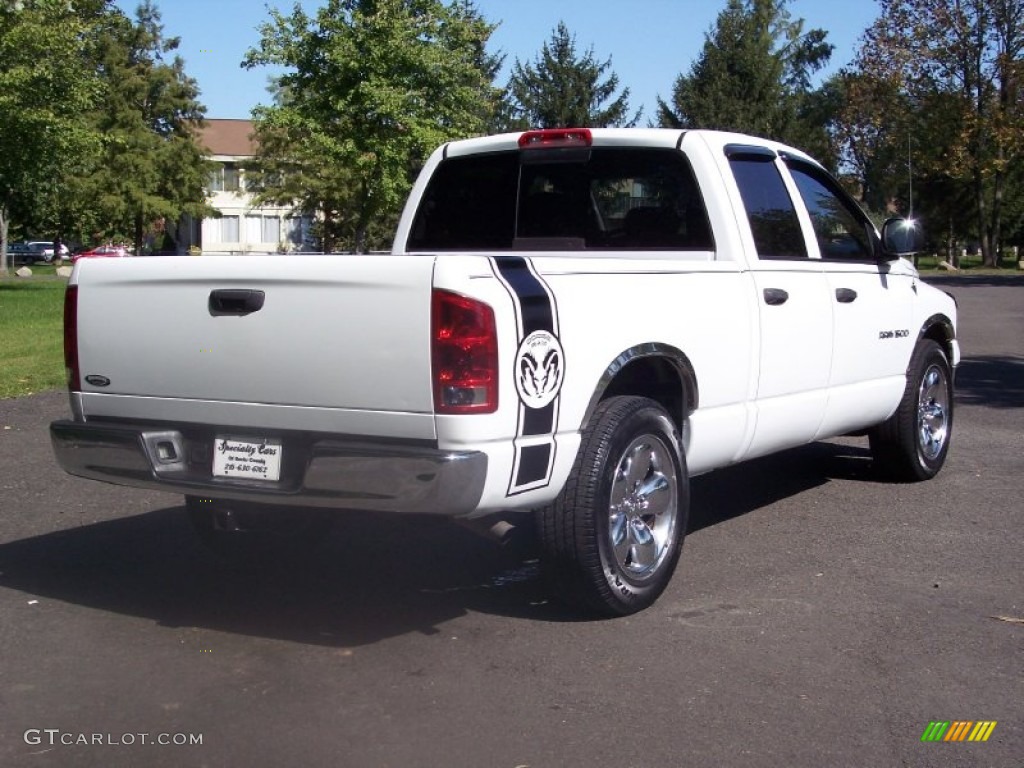 2005 Ram 1500 SLT Quad Cab - Bright White / Dark Slate Gray photo #6