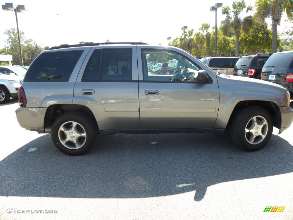 2008 TrailBlazer LT - Graystone Metallic / Light Gray photo #13