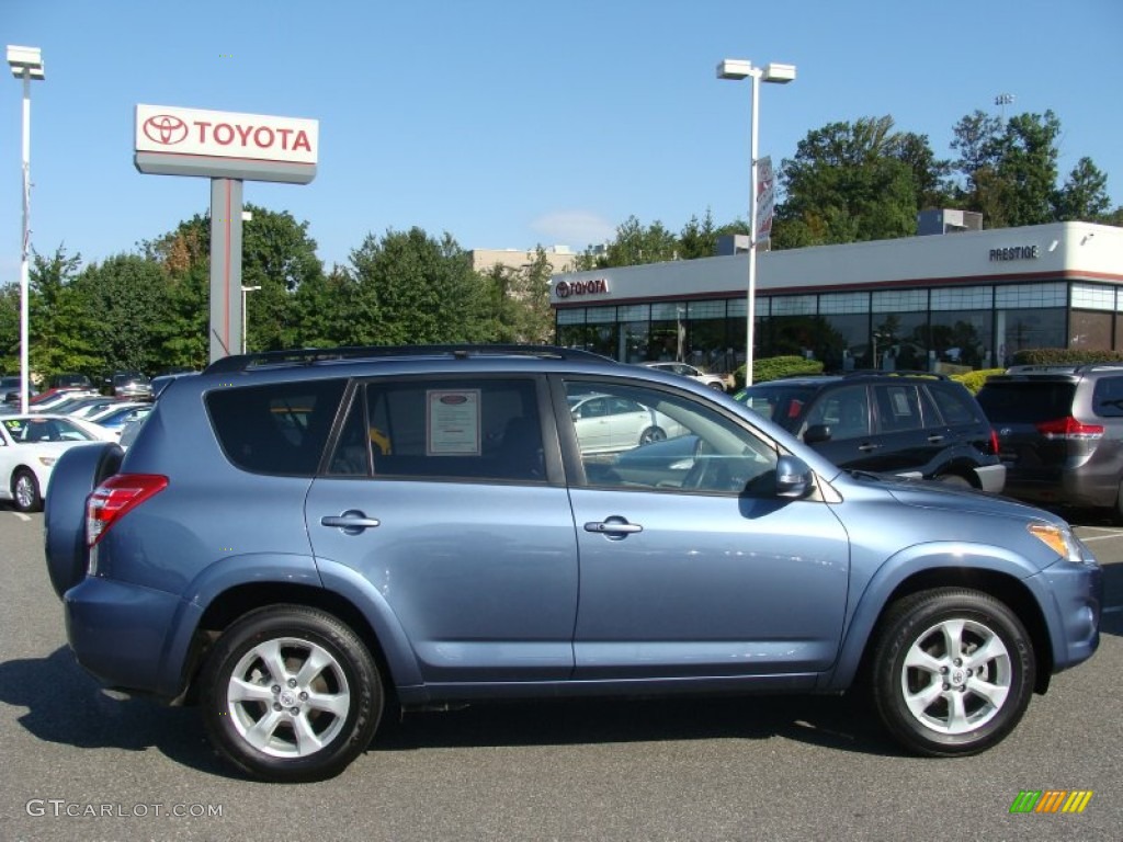 2009 RAV4 Limited 4WD - Pacific Blue Metallic / Ash Gray photo #1