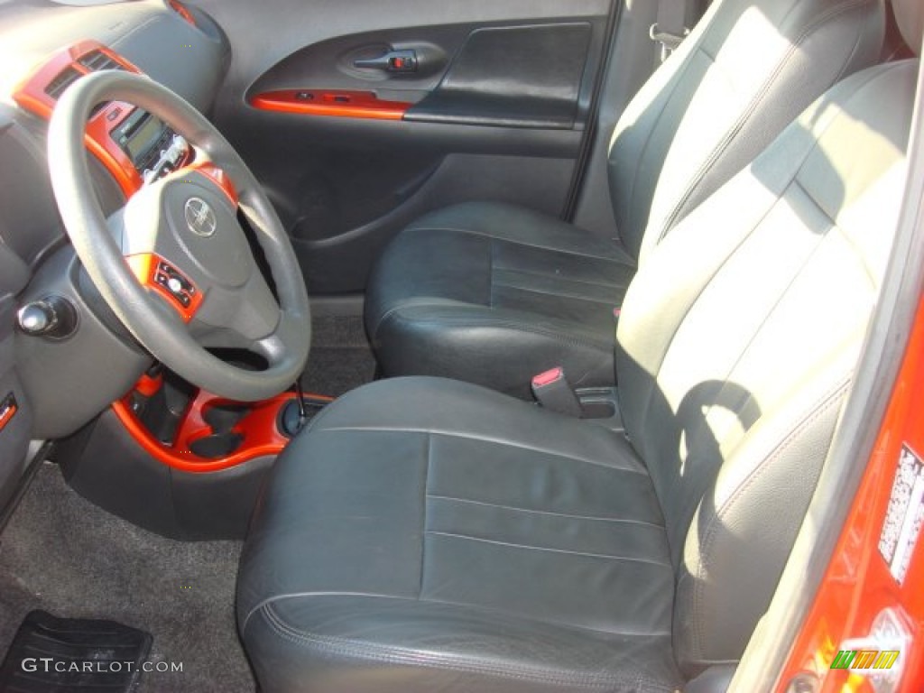 Charcoal Gray/Lava Orange Interior 2008 Scion xD Release Series 1.0 Photo #54949495