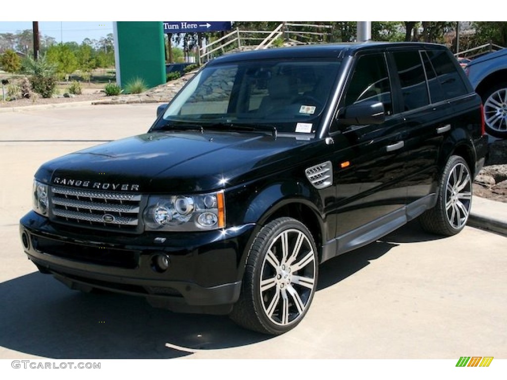 2007 Range Rover Sport Supercharged - Java Black Pearl / Ivory photo #6