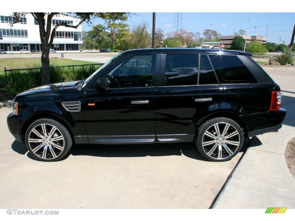 2007 Range Rover Sport Supercharged - Java Black Pearl / Ivory photo #7