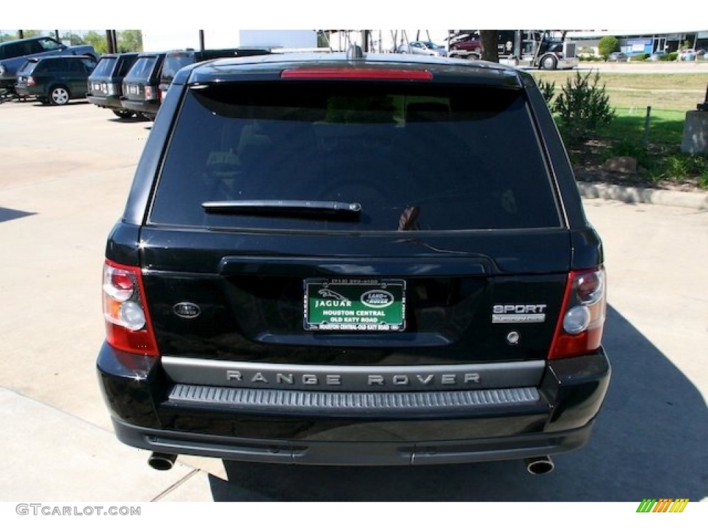 2007 Range Rover Sport Supercharged - Java Black Pearl / Ivory photo #9