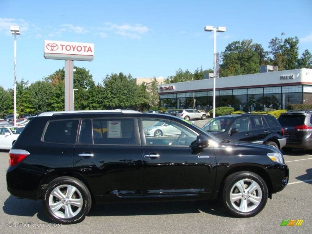 2009 Highlander Limited 4WD - Black / Ash photo #1
