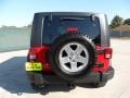 2010 Flame Red Jeep Wrangler Unlimited Rubicon 4x4  photo #4