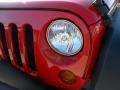 2010 Flame Red Jeep Wrangler Unlimited Rubicon 4x4  photo #9