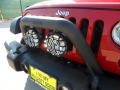 2010 Flame Red Jeep Wrangler Unlimited Rubicon 4x4  photo #10
