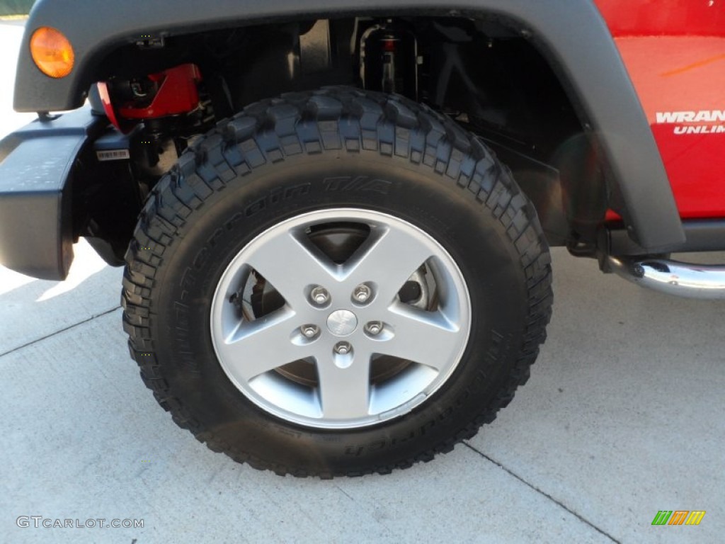 2010 Jeep Wrangler Unlimited Rubicon 4x4 Wheel Photo #54950634
