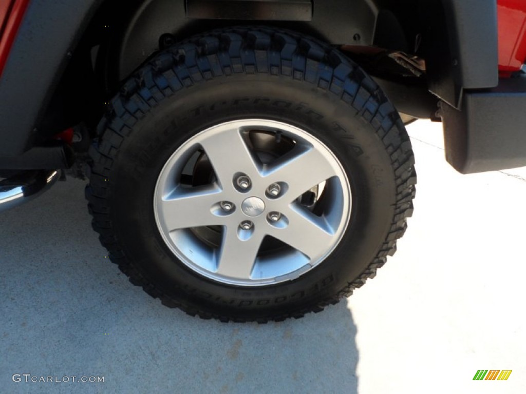 2010 Jeep Wrangler Unlimited Rubicon 4x4 Wheel Photo #54950642