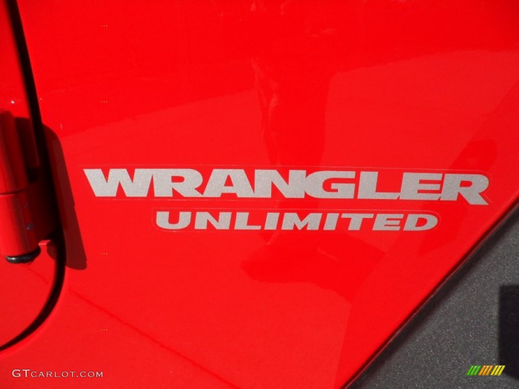 2010 Wrangler Unlimited Rubicon 4x4 - Flame Red / Dark Slate Gray/Medium Slate Gray photo #17