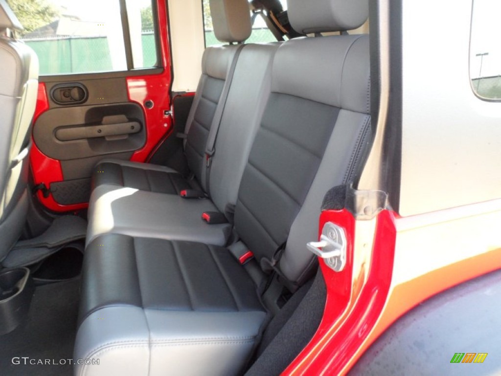 Dark Slate Gray/Medium Slate Gray Interior 2010 Jeep Wrangler Unlimited Rubicon 4x4 Photo #54950809
