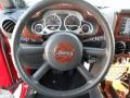 Dark Slate Gray/Medium Slate Gray 2010 Jeep Wrangler Unlimited Rubicon 4x4 Steering Wheel