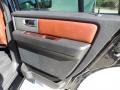 Charcoal Black/Chaparral Leather 2009 Ford Expedition King Ranch Door Panel