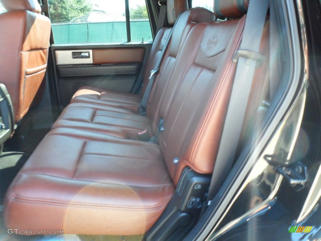 Charcoal Black/Chaparral Leather Interior 2009 Ford Expedition King Ranch Photo #54951229