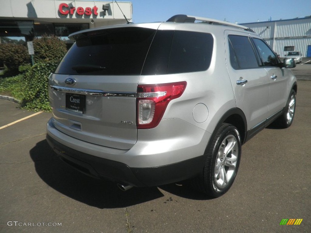 2011 Explorer Limited 4WD - Ingot Silver Metallic / Charcoal Black photo #7