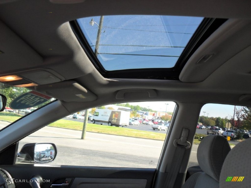 2009 CR-V EX - Taffeta White / Gray photo #11