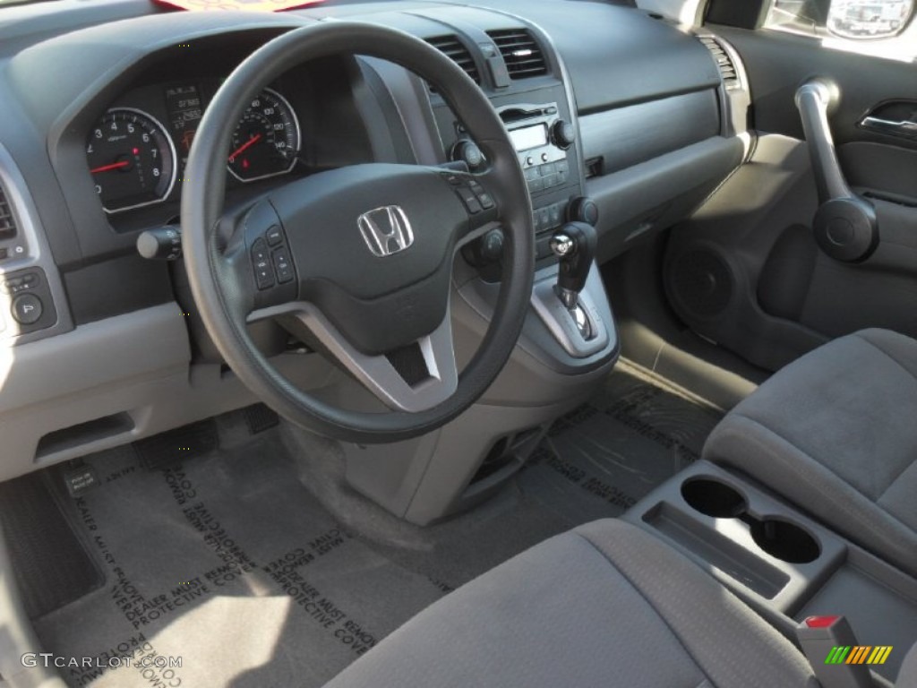 2009 CR-V EX - Taffeta White / Gray photo #25