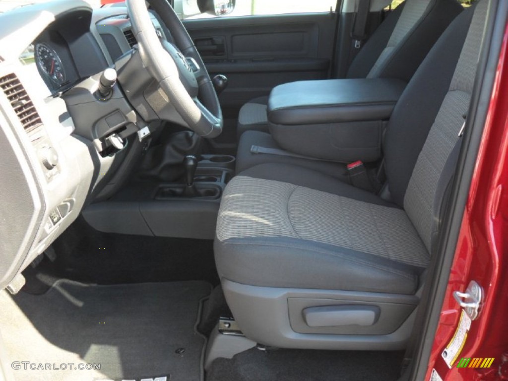 2010 Ram 3500 ST Crew Cab 4x4 Dually - Inferno Red Crystal Pearl / Dark Slate/Medium Graystone photo #7