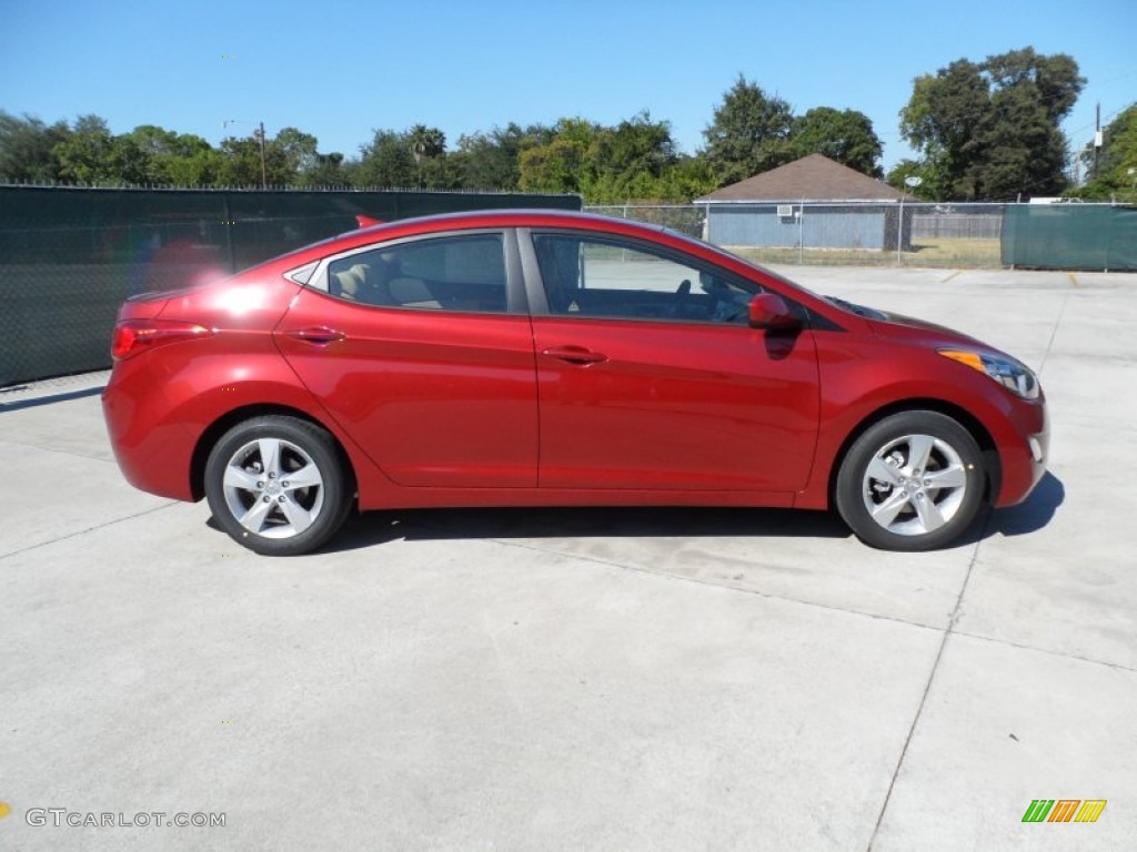 Red Allure 2012 Hyundai Elantra GLS Exterior Photo #54952940