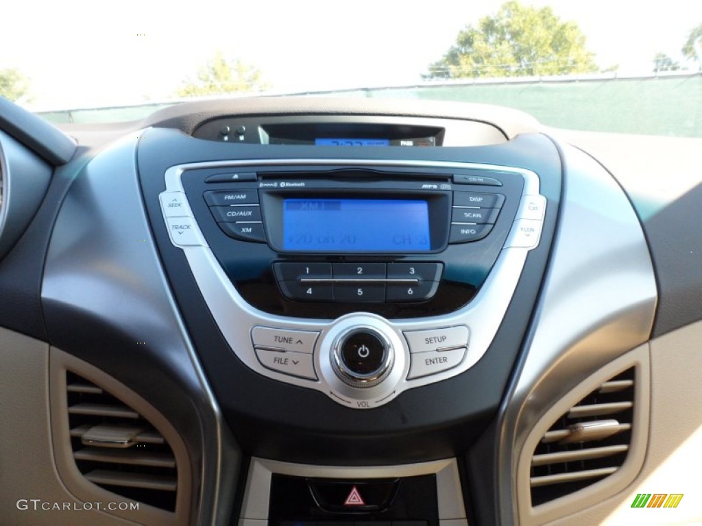 2012 Elantra GLS - Red Allure / Beige photo #22