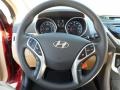 2012 Red Allure Hyundai Elantra GLS  photo #25