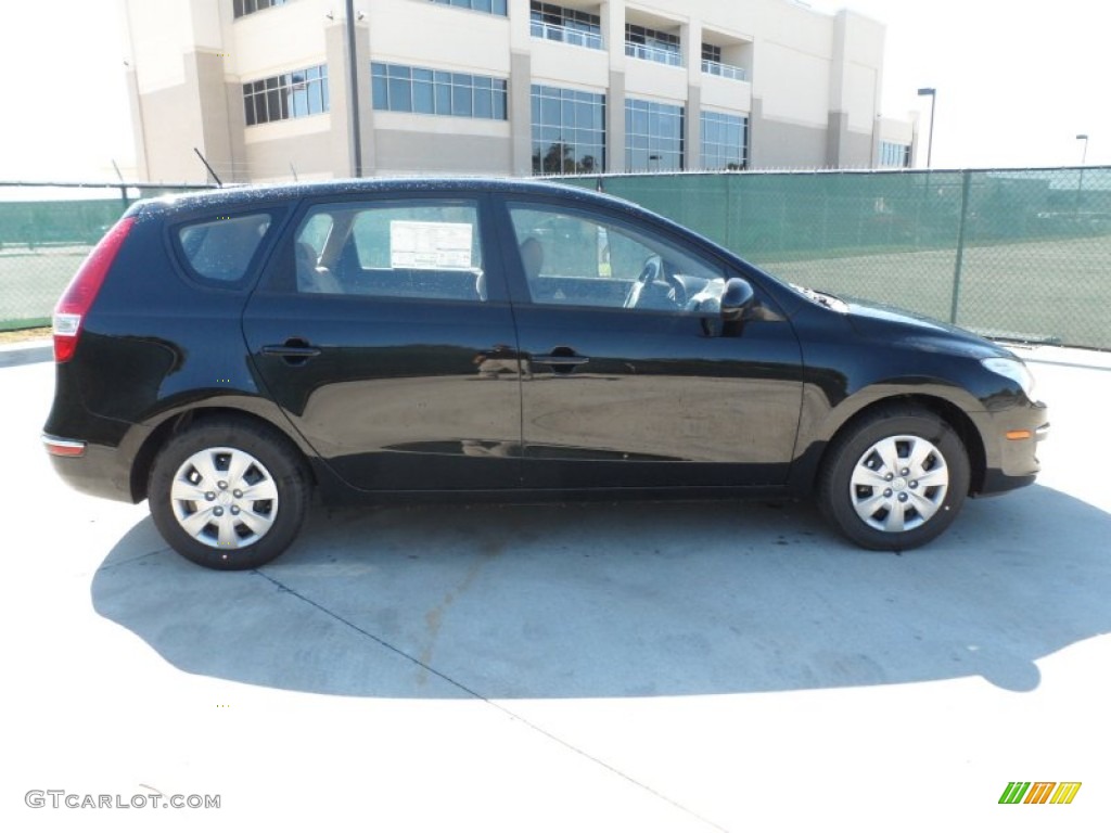 Black Noir Pearl 2012 Hyundai Elantra GLS Touring Exterior Photo #54953203