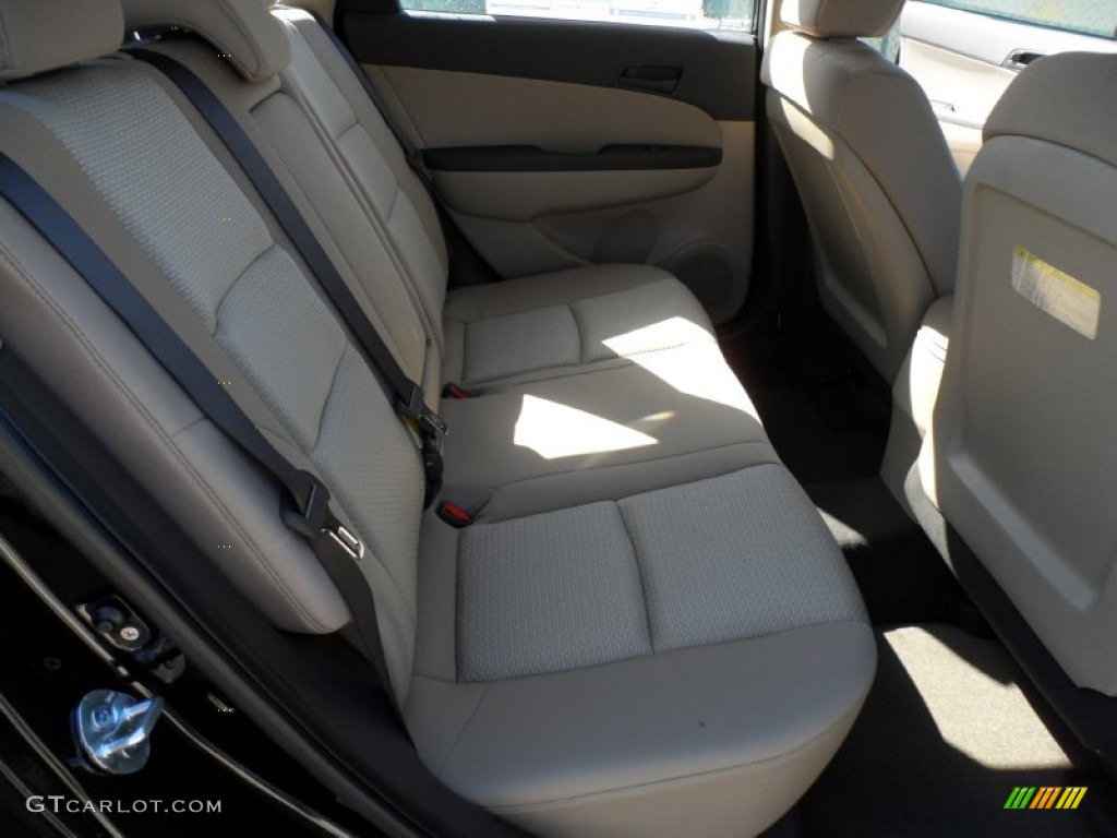 2012 Elantra GLS Touring - Black Noir Pearl / Beige photo #20