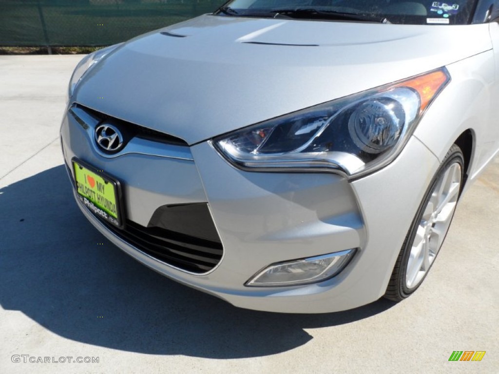 2012 Veloster  - Ironman Silver / Gray photo #10