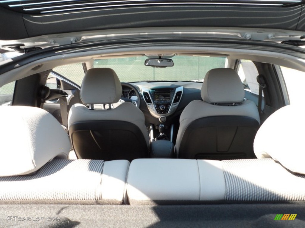 Gray Interior 2012 Hyundai Veloster Standard Veloster Model Photo #54954025