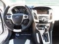 Arctic White Leather Dashboard Photo for 2012 Ford Focus #54954779