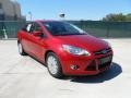 Red Candy Metallic 2012 Ford Focus SE SFE Sedan Exterior