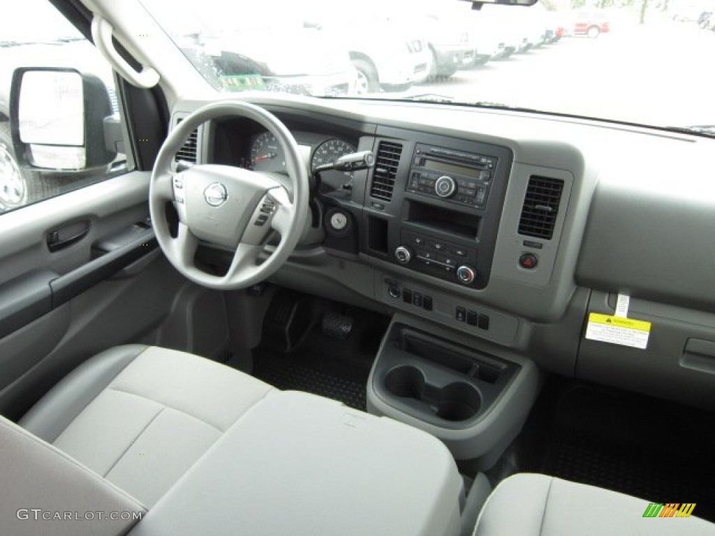 2012 Nissan NV 2500 HD SV High Roof Charcoal Dashboard Photo #54954982